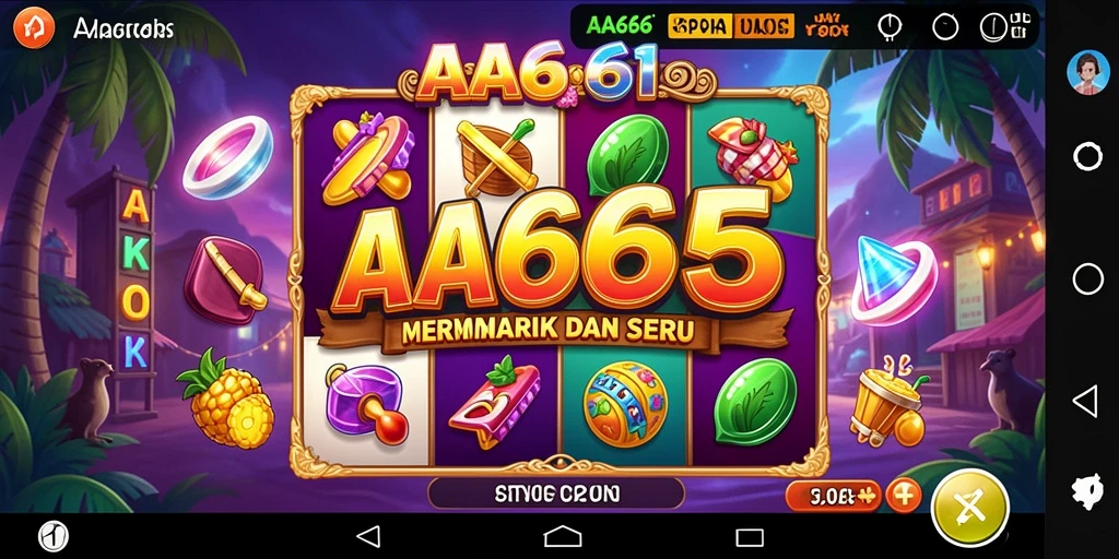 Tampilan gameplay AA666 yang seru dalam permainan Slot.