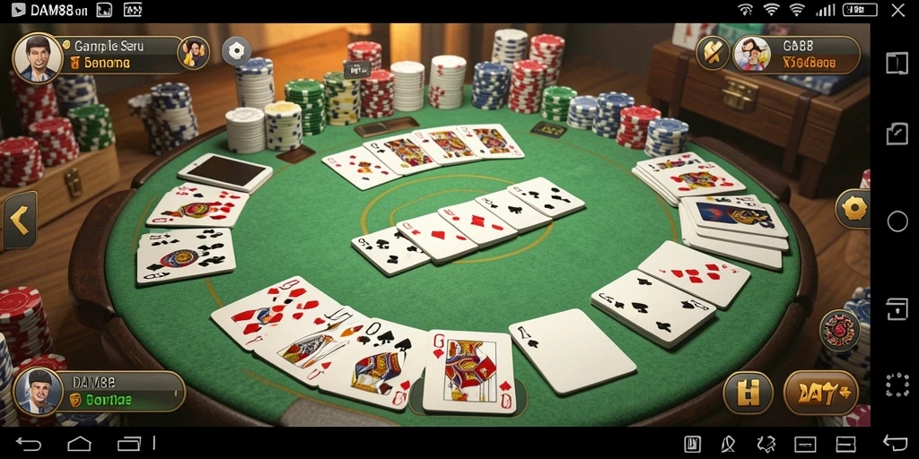 Tampilan gameplay DAM88 yang seru dan kompetitif.