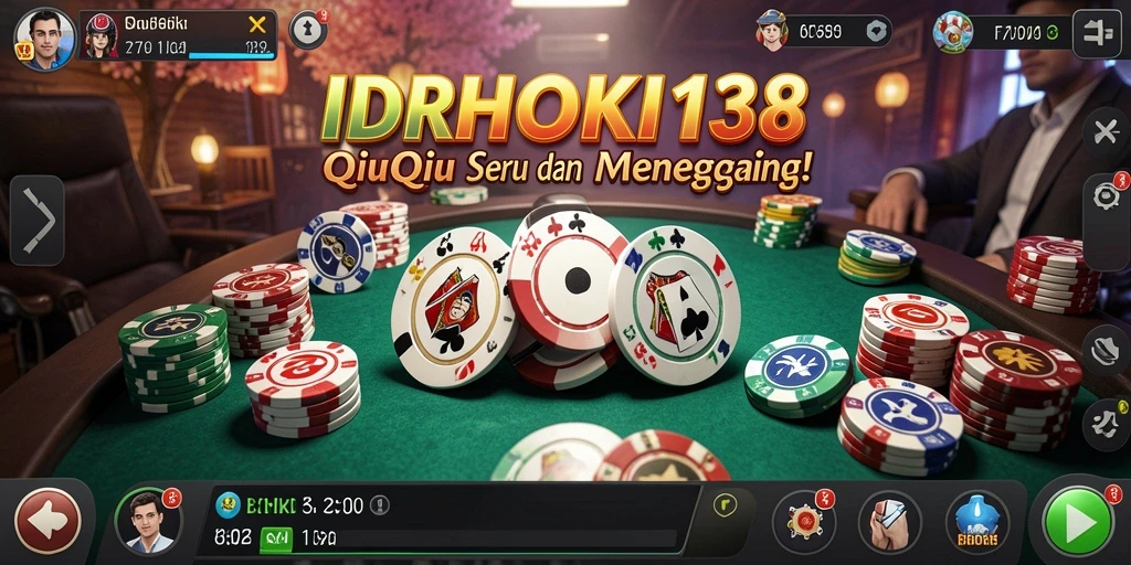 Screenshot permainan QiuQiu IDRHOKI138 yang mendebarkan.