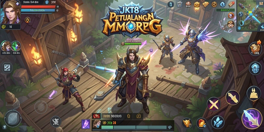 Menampilkan aksi seru dan grafis menakjubkan dari <strong>JKT8</strong> dalam gameplay MMORPG.