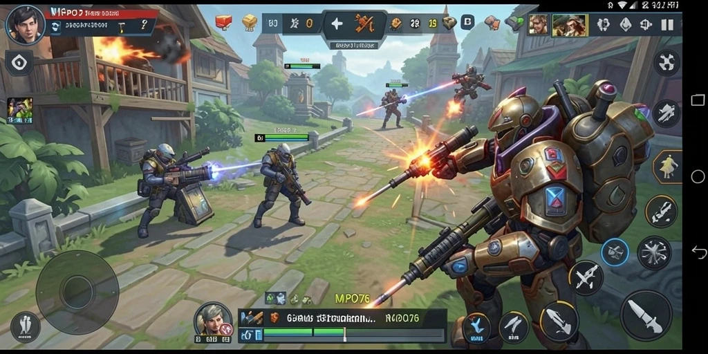 Screenshot MPO76 menampilkan pertempuran strategi yang intens dan mendebarkan.