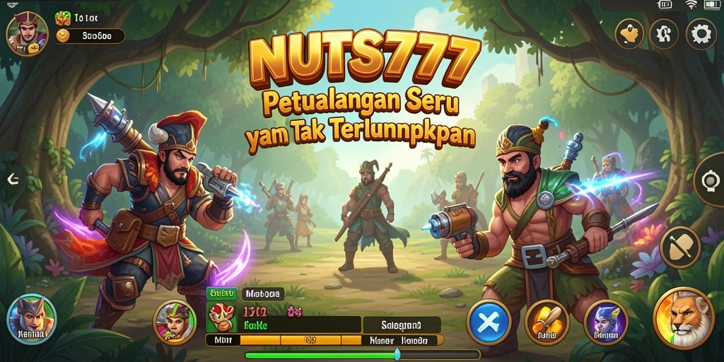 Gameplay seru di dunia petualangan <strong>NUTS777</strong> dengan grafik memukau.