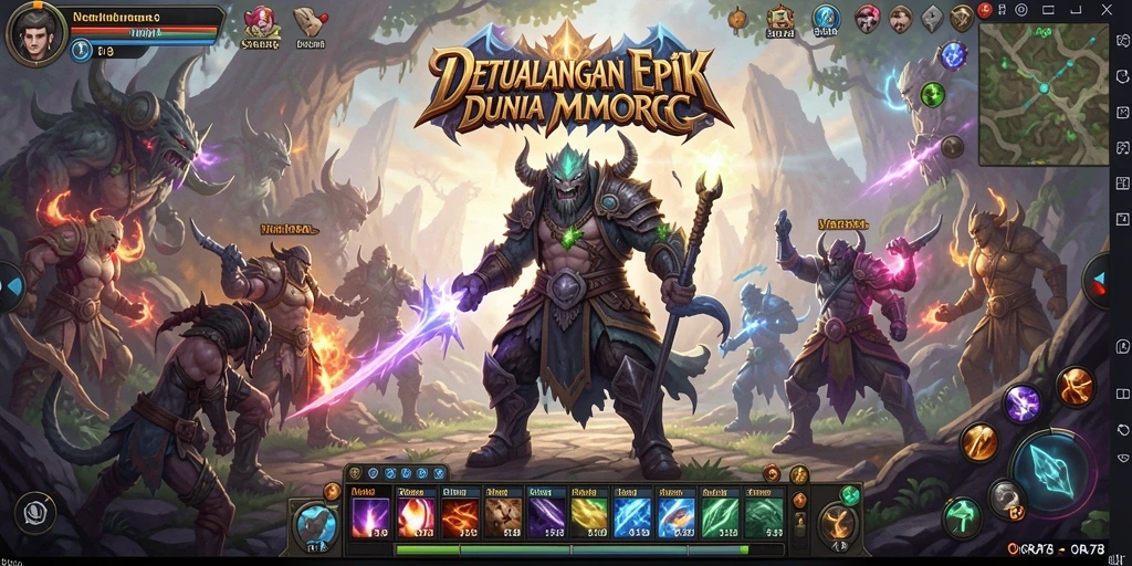 Screenshot gameplay ORA78 menampilkan petualangan seru dalam dunia MMORPG.