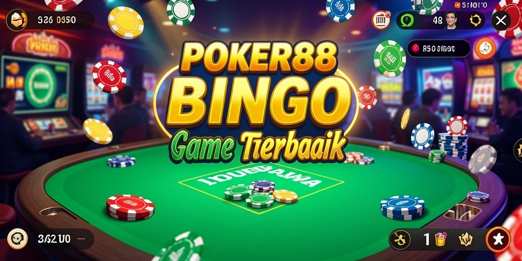 Gameplay menarik di POKER88 dengan tema Bingo yang seru.