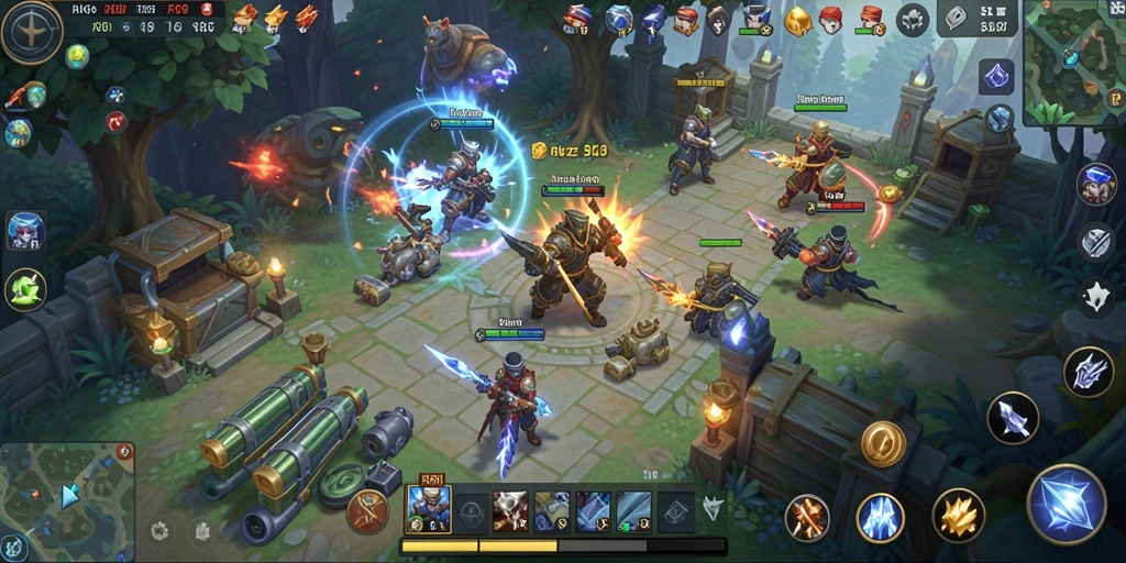 Tampilan gameplay seru dan strategi yang menegangkan di RK88.