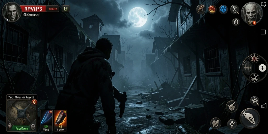 Gameplay RPVIP3 yang mencekam dan penuh ketegangan.