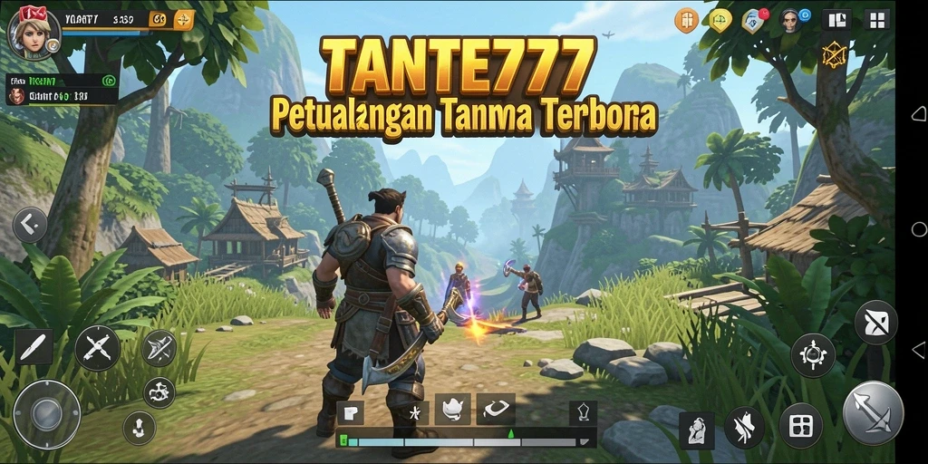 Gameplay Open World yang seru dan interaktif dalam TANTE777.