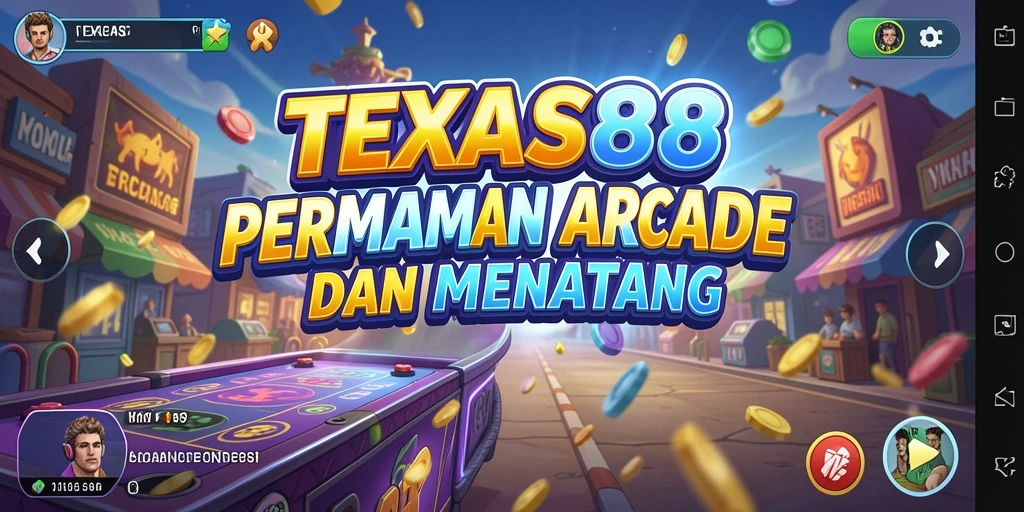 Tampilan gameplay seru dari TEXAS88 dengan grafis menarik.